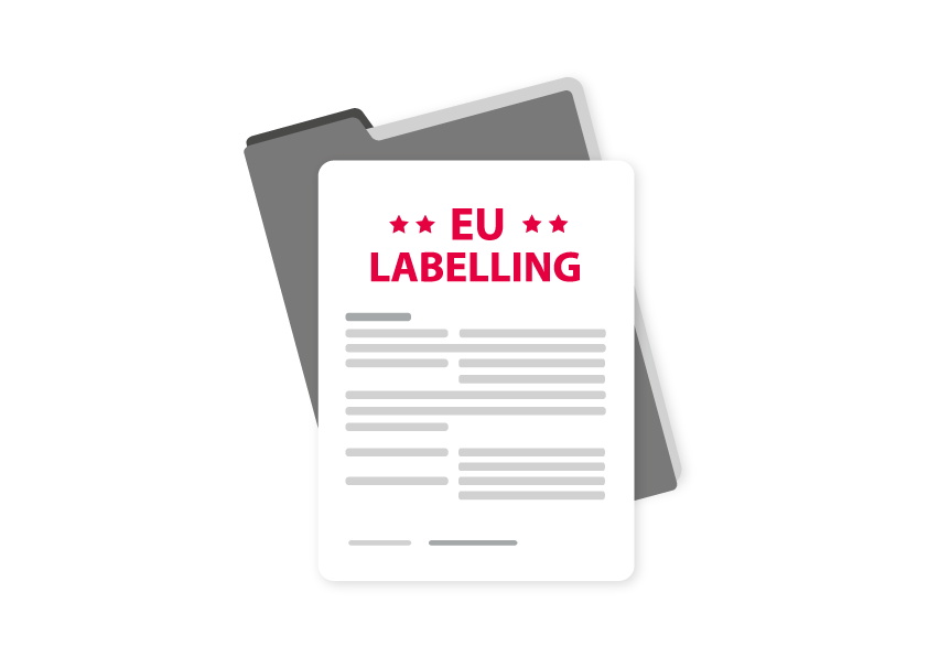 Document with the title EU Labelling as an icon